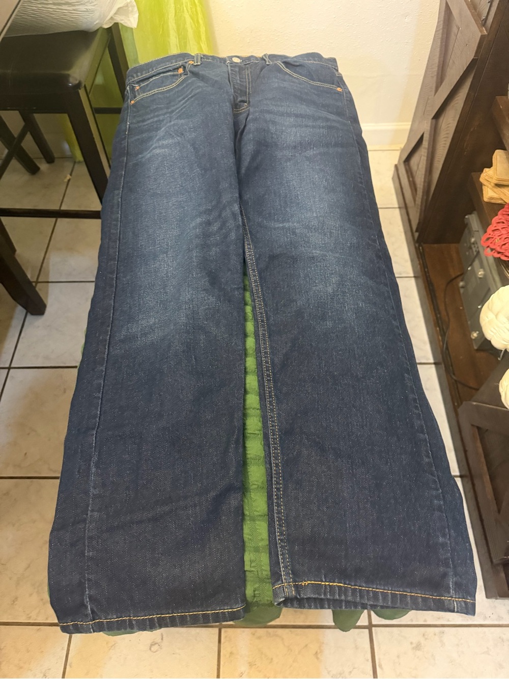 Levi's Men's Dark Blue Straight Jeans